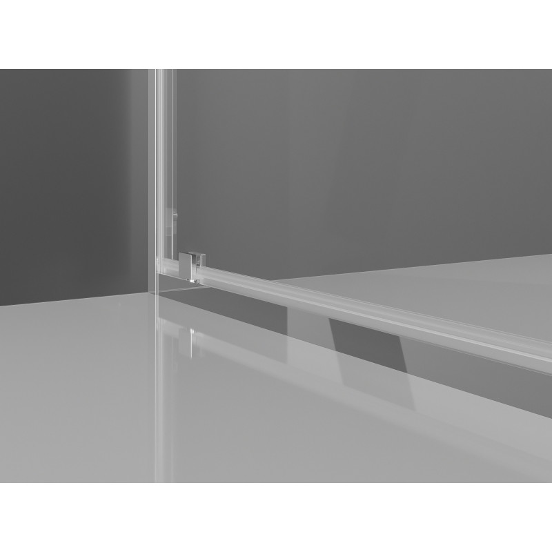 Mexen Exo-BR Duo 3S 3-stěnná sprchová kabina otočná 80 x 95 cm, transparentní, chromová - 8182-080-095-01-00-3S