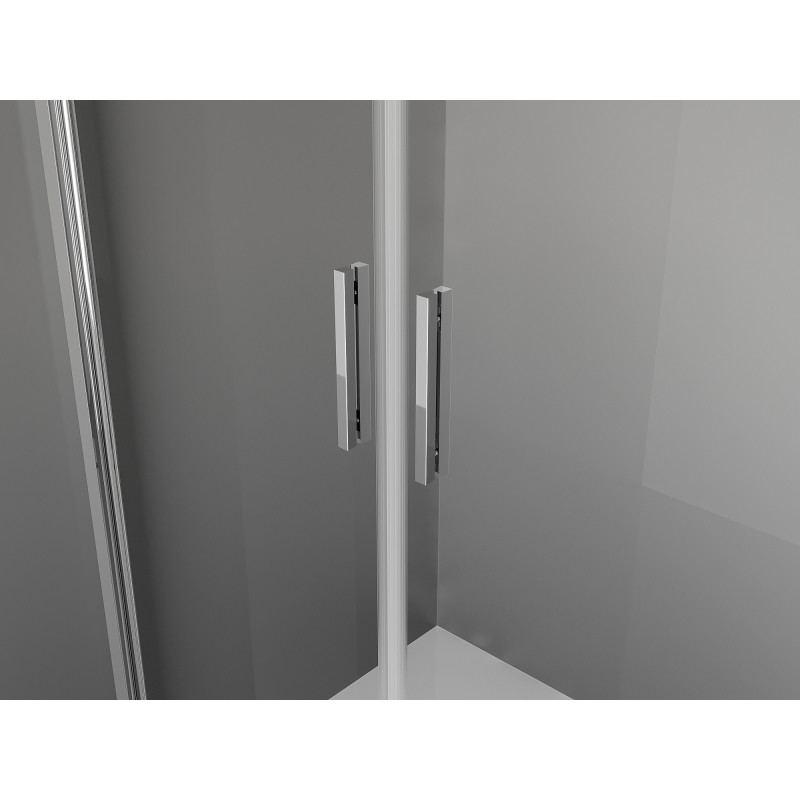 Mexen Exo-3S sprchový kout 3-stěnný výklopný 110 x 120 cm, transparentní, chrom - 8182-110-120-01-00-3S