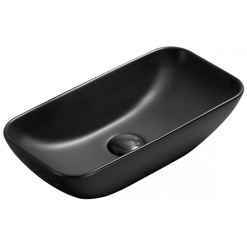 Mexen Klara nábytkové umyvadlo 46 x 23 cm, černá matná - 21564685