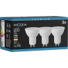 Mexen Nova 3x LED žárovka GU10, 1,5W, Teplá - 3000K, 158 lm - L107-GU10-0130-01x03