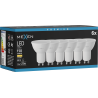 Mexen Nova 6x LED žárovka GU10, 1,5W, Teplá - 3000K, 158 lm - L107-GU10-0130-01x06