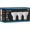 Mexen Nova 3x LED žárovka GU10, 7W, Teplá - 3000K, 735 lm - L107-GU10-0730-01x03