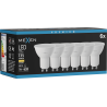 Mexen Nova 6x LED žárovka GU10, 7W, Teplá - 3000K, 735 lm - L107-GU10-0730-01x06