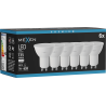 Mexen Nova 6x LED žárovka GU10, 7W, Neutrální - 4000K, 735 lm - L107-GU10-0740-01x06