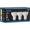 Mexen Nova 3x LED žárovka GU10, 9W, Teplá - 3000K, 945 lm - L108-GU10-0930-01x03