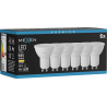 Mexen Nova 6x LED žárovka GU10, 9W, Teplá - 3000K, 945 lm - L108-GU10-0930-01x06