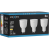 Mexen Nova 3x LED žárovka GU10, 12W, Teplá - 3000K, 1260 lm - L108-GU10-1230-01x03