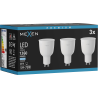 Mexen Nova 3x LED žárovka GU10, 12W, Studená - 6500K, 1260 lm - L108-GU10-1265-01x03