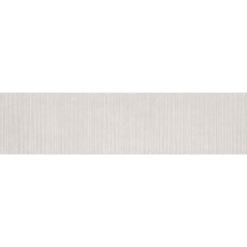 Mexen Living Mayolica Bianco glazovaný gres rektifikované G1, nástěnná dlaždice 120 x 30 cm, mat - TL714-120-030-50