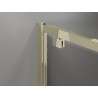Mexen Exo-3S 3-stěnný sprchový kout otočný 70 x 120 cm, transparentní, zlatý - 8182-070-120-50-00-3S