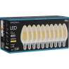 Mexen Vintis 10x LED žárovka filament E14, C35, 4W, Teplá - 2200K, 400 lm, amber - L154-E14-0422-50x10