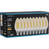 Mexen Vintis 10x žárovka filament LED E14, C35, 6W, Teplá - 2200K, 600 lm, jantarová - L154-E14-0622-50x10