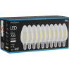 Mexen Vintis 10x Led žárovka filament E14, C35, 6W, Neutrální - 4000K, 720 lm, clear - L154-E14-0640-00x10