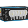 Mexen Vintis 6x žárovka filament LED E14, G45, 2W, Neutrální - 4000K, 240 lm, čirá - L156-E14-0240-00x06
