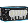 Mexen Vintis 6x žárovka filament LED E14, G45, 4W, Neutrální - 4000K, 470 lm, čirá - L156-E14-0427-00x06
