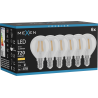 Mexen Vintis 6x žárovka filament LED E14, G45, 6W, Teplá - 2700K, 720 lm, čirá - L156-E14-0627-00x06