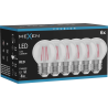 Mexen Vintis 6x žárovka filament LED E27, G45, 4W, 55 lm, červená - L156-E27-04XX-45x06
