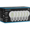 Mexen Vintis 6x žárovka filament LED E27, G45, 4W, 55 lm, zelená - L156-E27-04XX-46x06