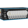 Mexen Vintis 10x žárovka filament LED E27, G45, 2W, Neutrální - 4000K, 240 lm, čirá - L156-E27-0227-00x10