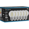 Mexen Vintis 6x Žárovka filament LED E27, G45, 6W, Neutrální - 4000K, 720 lm, čirá - L156-E27-0627-00x06