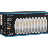 Mexen Vintis 10x žárovka filament LED E27, C35, 6W, Teplá - 2700K, 720 lm, čirá - L154-E27-0627-00x10