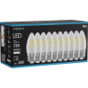 Mexen Vintis 10x žárovka filament LED E27, C35, 6W, Neutrální - 4000K, 720 lm, čirá - L154-E27-0640-00x10