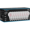 Mexen Vintis 10x žárovka filament LED E27, A60, 4W, 55 lm, červená - L150-E27-04XX-45x10