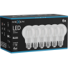Mexen Vintis 6x Žárovka filament LED E27, A60, 4W, 55 lm, modrá - L150-E27-04XX-47x06
