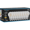 Mexen Vintis 10x žárovka filament LED E27, A60, 6W, Teplá - 2700K, 720 lm, čirá - L150-E27-0627-00x10