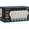 Mexen Vintis 6x LED filamentová žárovka E27, A60, 8W, Teplá - 2200K, 1055 lm, čirá - L150-E27-0822-00x06