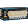 Mexen Vintis 10x žárovka filament LED E27, A60, 8W, Teplá - 2200K, 750 lm, jantarová - L150-E27-0822-50x10