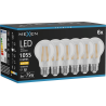 Mexen Vintis 6x Žárovka LED filament E27, A60, 8W, Teplá - 2700K, 1055 lm, čirá - L150-E27-0827-00x06