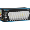 Mexen Vintis 10x LED filamentová žárovka E27, A60, 8W, Neutrální - 4000K, 1055 lm, čirá - L150-E27-0840-00x10
