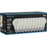 Mexen Vintis 10x Žárovka filament LED E27, A60, 8W, Studená - 6500K, 1055 lm, čirá - L150-E27-0865-00x10