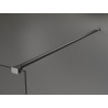 Mexen Kioto sprchová stěna Walk-in 150 x 200 cm, černé ombre 8 mm, gun gray kartáčovaný - 800-150-101-66-76