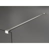 Mexen Kioto sprchová stěna Walk-in 80 x 200 cm, černá ombre 8 mm, kartáčovaný nikl - 800-080-101-97-76