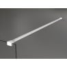Mexen Kioto sprchová stěna Walk-in 110 x 200 cm, bílý ombre 8 mm, bílá - 800-110-101-20-86