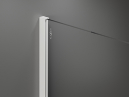 Mexen Kioto sprchová stěna Walk-in 120 x 200 cm, ombre bílá 8 mm, bílá - 800-120-101-20-86