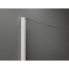 Mexen Kioto sprchová stěna Walk-in 150 x 200 cm, bílá ombre 8 mm, bílá - 800-150-101-20-86