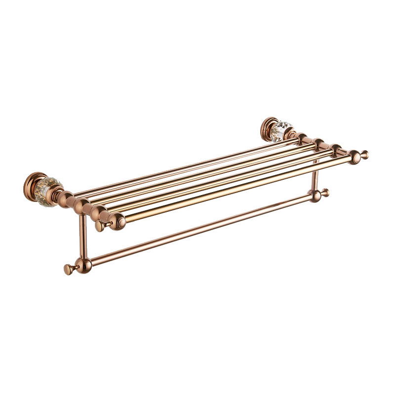 Mexen Estela polička na ručník, růžové zlato - 7011520-60