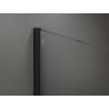 Mexen Kioto sprchová stěna Walk-in 140 x 200 cm, bílý ombre 8 mm, černá - 800-140-101-70-86