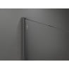Mexen Kioto sprchová stěna Walk-in 90 x 200 cm, bílá ombre 8 mm, gun metal - 800-090-101-95-86