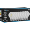 Mexen Vintis 10x žárovka filament LED E27, G80, 6W, Neutrální - 4000K, 720 lm, čirá - L155-E27-0640-00x10
