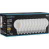 Mexen Vintis 10x žárovka filament LED E27, G80, 8W, Teplá - 2700K, 1055 lm, čirá - L155-E27-0827-00x10