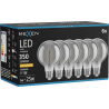 Mexen Vintis 6x žárovka filament spirála LED E27, G80, 6W, Teplá - 2200K, 350 lm, smoke - L165-E27-0622-70x06