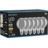 Mexen Vintis 6x LED žárovka filament spirála E27, G80, 6W, Teplá - 2700K, 400 lm, kouřová - L165-E27-0627-70x06