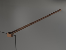 Mexen Kioto samostatně stojící sprchová stěna 100 x 200 cm, transparentní 8 mm, chrom - 800-100-002-01-00