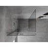 Mexen Mist-F skládací sprchová kabina levá 100 x 100 cm, transparentní, chrom - 8A6T-100-100-01-00-L