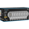 Mexen Vintis 10x LED vlákno žárovka E27, G95, 2W, Teplá - 2200K, 150 lm, smoke - L157-E27-0222-70x10