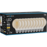Mexen Vintis 10x žárovka filament LED E27, G95, 4W, Teplá - 2700K, 400 lm, amber - L157-E27-0427-50x10